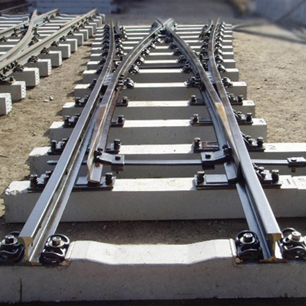 AAR Standard Railway Track Switch rail Turnout of Railroad Turnout System