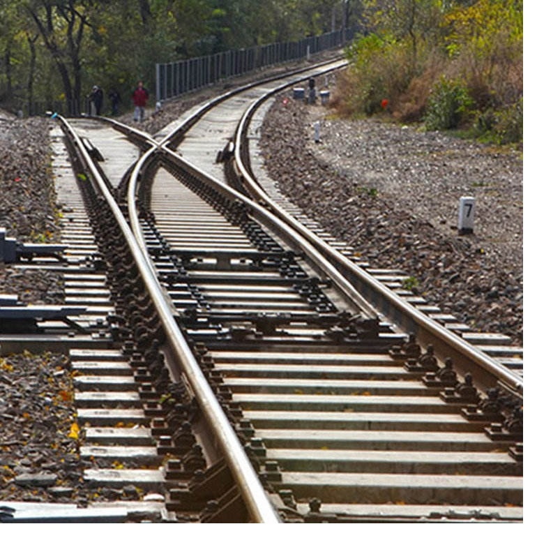 AAR Standard Railway Track Switch rail Turnout of Railroad Turnout System