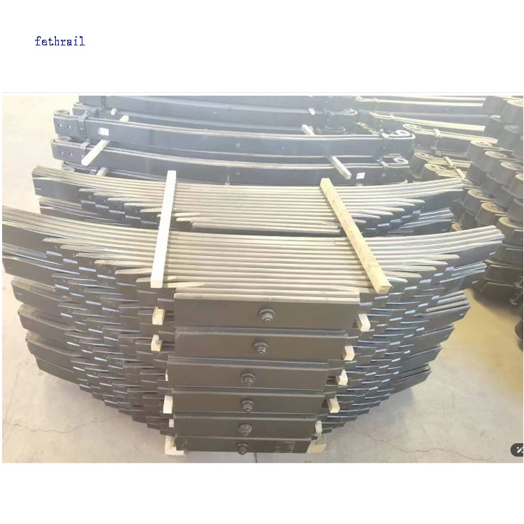 Heavy-Duty Trailer Leaf Spring (Multi-Leaf Slipper/Double-Eye Spring)