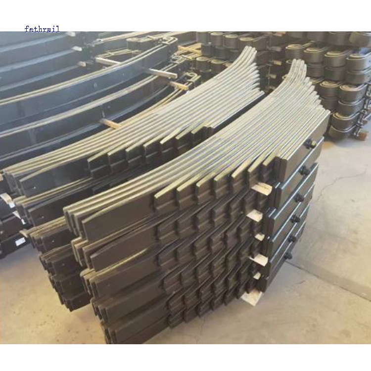 Heavy-Duty Trailer Leaf Spring (Multi-Leaf Slipper/Double-Eye Spring)