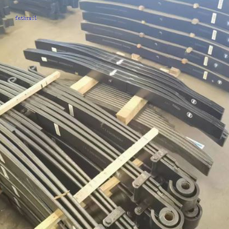 Heavy-Duty Trailer Leaf Spring (Multi-Leaf Slipper/Double-Eye Spring)