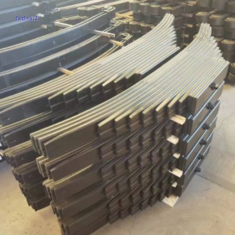 Heavy-Duty Trailer Leaf Spring (Multi-Leaf Slipper/Double-Eye Spring)