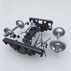 Railway Freight casting steel Bogie for Hopper Wagon