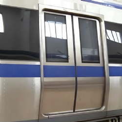 Railway Coach Interior Electronic Plug Door High Performance