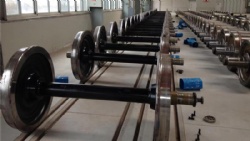 Railway wheel set for freight wagon