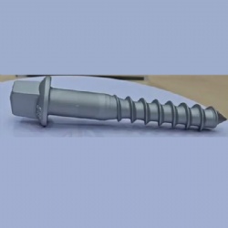 Railroad Rail Sleeper Screw Spike with Round Thread